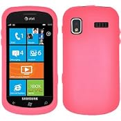 New Silicone Skin Jelly Case Baby Pink For Samsung Focus I917 Anti-Dust Avoid Scratches Tight by AMZER