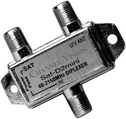 Channel Vision SAT-D2MINI Mini Diplexer