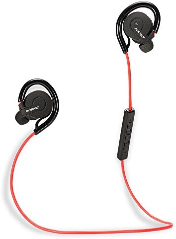 AUSDOM® S04 NFC Wireless Stereo Sweatproof Jogger, Running, Sport In-ear Headphones Earbuds Earphone, Built-in Microphone Noise-isolating Mic Hands-free Calling for iphone 6, 6 Plus, 5 5c 5s 4s ipad, iPod, iTouch, LG G2, Samsung Galaxy S5 S4 S3 Note 3 MP3, MP4 and Other Bluetooth Enabled Devices Android Cell Phones Smartphone Tablet PC