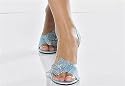 Pumps von Apart Satinoptik in hellblau