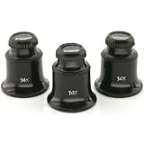 3 Eye Loupe 14X Double Plastic Watchmaker Jeweler Tools