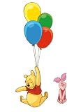 RoomMates RMK1499GM Pooh and Piglet Peel and Stick Giant Wall Decal
