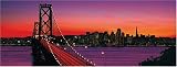 San Francisco, Golden Gate Bridge bei Nacht - 