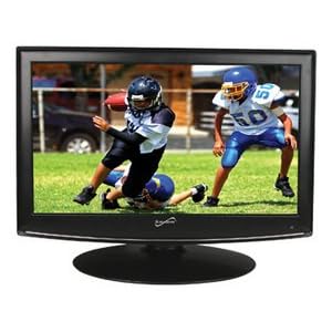 SuperSonic 13.3 Inch Digital Widescreen LCD TV w/ Built-In Digital TV Tuner, Full Function Remote Control & AC/DC Adapter