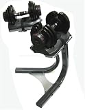 Holiday Special OmniSelect 535 Adjustable Dumbbells with Free dumbbell stand
