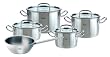 Fissler Kochgeschirrset original profi collection 5-teilig mit Glasdeckeln inklusive Sauteuse