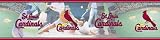 Blue Mountain Wallcoverings 5815421 St. Louis Cardinals MLB Prepasted Wall Border, 6-Inch by 15-Foot