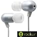 Radius Atomic Bass - Headphones ( ear-bud ) - silver