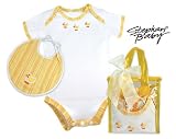 Yellow Rubber Ducky Snap Shirt/onesie and Bib Gift Set