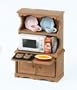 Sylvanian Families Geschirrschrank m. Mikrowelle
