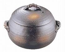 栗型ごはん炊き（ご飯鍋） 黒 44-10-SL 大（7合炊）