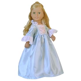 Blue Pauper Doll Dress by Little Adventures