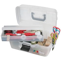 Artbin 16-1/2-Inch by 8-1/2-Inch by 8-Inch Easy View Storage Case, Translucent