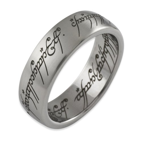 Herr der Ringe Schmuck by Schumann Design Der eine Ring Edelstahl matt Rg 70 1001-070 Preisvergleich