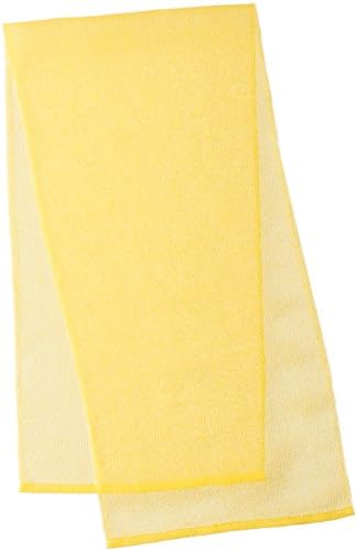 Cure Series Japanese Exfoliating Bath Towel from OHE - Hard Weave - Yellow, 110cm