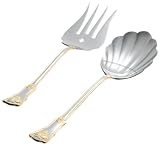 Royal Albert Old Country Roses Serving Spoon and Fork Set