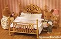 Sylvanian Families Luxury Brass Bed