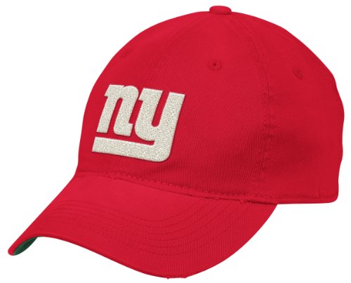 NFL Men's New York Giants End Zone Secondary Color Flex Slouch Hat - EN13Z (Red, Large/X-Large)