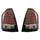 Chrysler 300 2005 2006 2007 Tail Lamps, LED Platinum Smoke (Running Brake Turn: All... by IPCW
