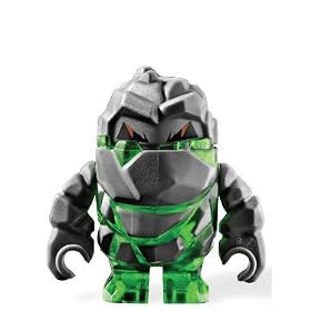 Rock Monster Boulderax (Trans-Green) - LEGO Power Miners Minifigure