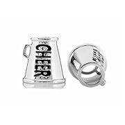 Storywheel Cheer Megaphone Bead Charm in Sterling Silver