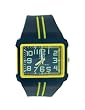 Q&Q #DP02J003Y Men's Square Analog Sports Watch with Resin Strap