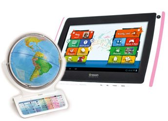 Pack Tablette MEEP X2 Rose et Smart Globe - MEEPX2_PK_GLOBE - Oregon Scientific