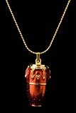 Conga Drum Key Chain - Red - B001JSYI6Y