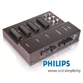 Philips SWV2052/10 3 Way Scart A/V Switcher / Selector