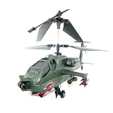 Syma S023G 3.5 CH Large AH-64 Apache Military Gyro Helicopter - 15 Inches by Syma