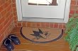 San Jose Sharks Memory Company Team Half Moon Doormat NHL Hockey Fan Shop Sports Team Merchandise