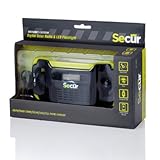 Secur Digital Solar & Dynamo AM/FM Radio, Alarm Clock, Smart/cell phone Charger, 3 LED Flashlight, - compact radio emergency cell phone charging, digital alarm clock - powers with built in solar or Hand crank dynamo generator ,No batteries needed ever