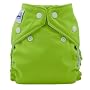 FuzziBunz Perfect Size Cloth Diaper, Apple Green, Size Small 7-18 lbs