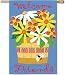 Evergreen - Basket of Daisies Ribbon Regular Size Appliqu&eacute; Flag