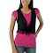 Juniors' Xhilaration&reg; Fringe Vest - Ebony
