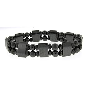 Hematite Bracelet - Magnetic - Tanker with Ball and 2 Disc