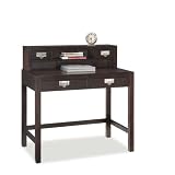 Home Styles City Chic Student Desk Hutch Combo in Espresso