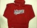 Arkansas Razorbacks Red and Black Embroidered Adult J.America Hooded Sweatshirt
