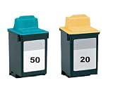 3-Pack (2 Black + 1 Color) 50 20 Remanufactured Ink for Lexmark P707 P3150 Z705 Z715