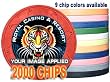 Custom Poker Chips: Put your image, Promotional Logo, or Design on a chip - 2,000 Full Color Authentic Casino Clay poker chips