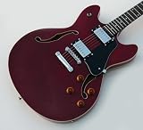 New Pro Jazz Box Semi Hollow Electric Guitar (Cherry Red)