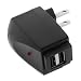 2-Port USB Home Travel Charger for Apple iPhone / iPod (Black)