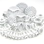 *Hammerpreis* 33 St. Ausstecher Ausstechformen mit Auswerfer Stempel Marzipan Fondant Torten Tortendeko Kuchen Backen Sparset