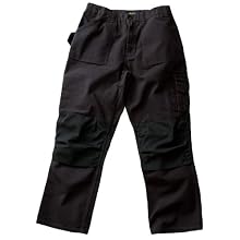 Blaklader Workwear Bantam Pant with out Utility Pockets, 32-Inch Waist, 30-Inch Length, 8-Ounce Cotton - Black