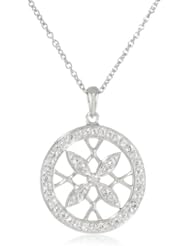 Monica Rich Kosann "Gate Lockets" Sapphire Border with Gate Pendant Necklace