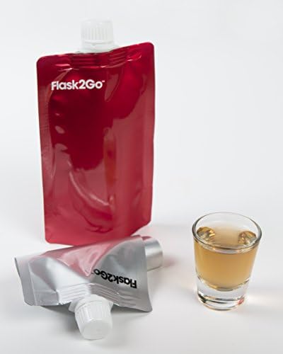 Flask2Go - Pocket Flask 8oz (2pack) - No Metal Parts!