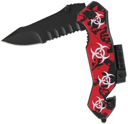 Undead Fatality Flashlight Spring Assist Knife