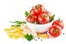 Wallmonkeys Peel and Stick Wall Decals - Vegetarian Food with Tomato - 36
