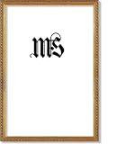 12x18 / 12'' x 18'' Frame for Picture Photo or Poster, Solid Wood, Gold, style #609