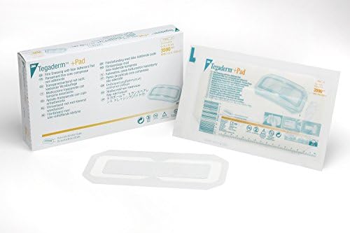 3M Tegaderm +Pad Film Dressing with Non-Adherent Pad 3590 (Pack of 100)